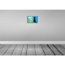 [LA-112676-2030] Blechschild 20x30 cm meet the cat Katze Tier Haustier Bild 2