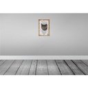 [LA-112732-H] Holzschild 30x20 cm Chartreux Katze stark Tier Haustier Bild 2