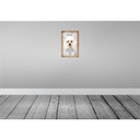 [LA-112828-2030] Blechschild 30x20 cm Pudel Hund aktiv Tier Haustier Bild 2