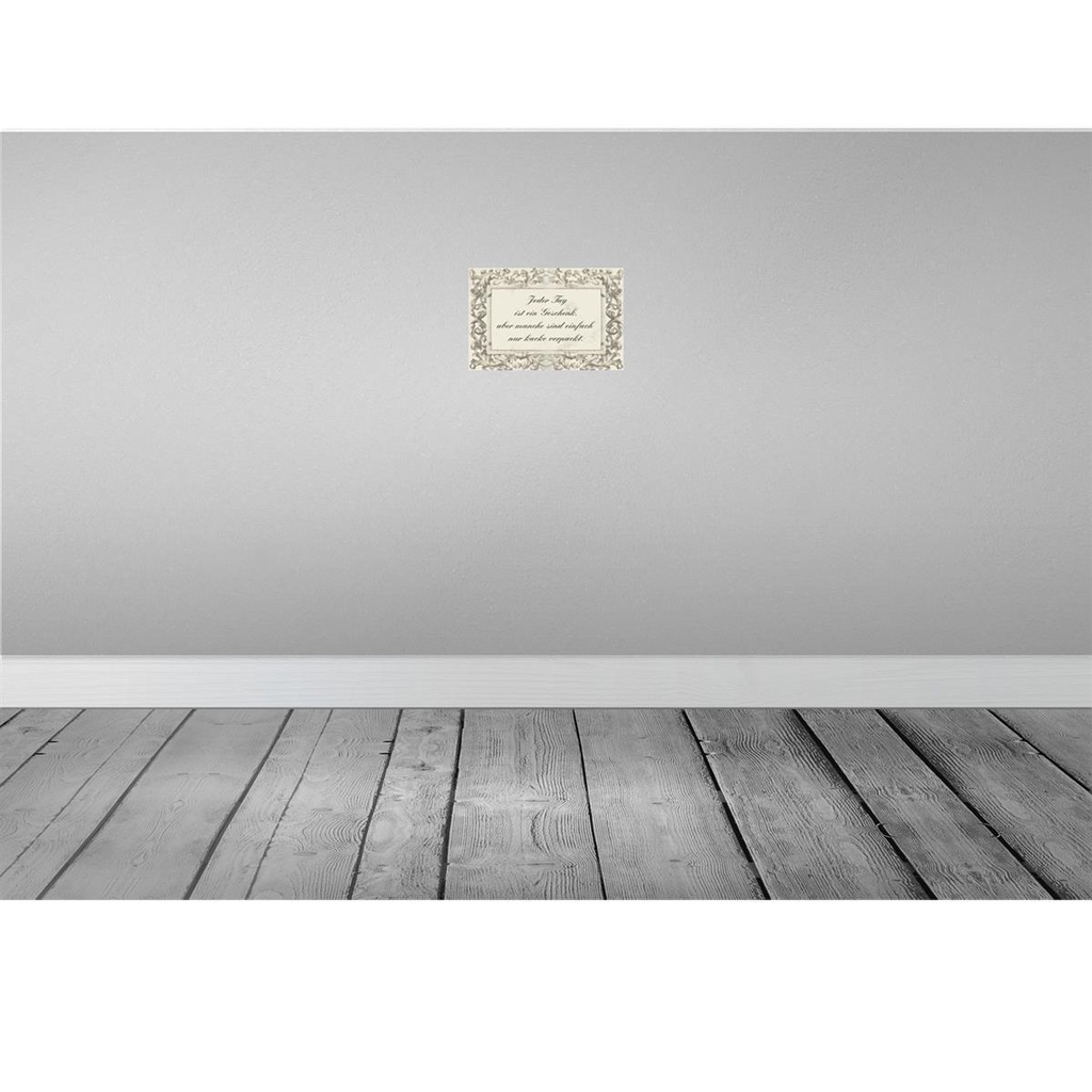 [LA-112871-H] Holzschild 20x30 cm Jeder Tag ist ein Spruch Zitat Bild 2