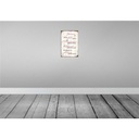 [LA-112916-2030] Blechschild 30x20 cm Zuhause Liebe Freunde Lächeln Geschenk Bild 2