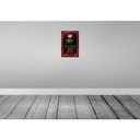 [LA-112933-H] Holzschild 30x20 cm hier wohnt Katze der Welt Tier Haustier Bild 2