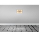 [LA-113011-2030] Blechschild 20x30 cm kluge Frau folgt ihrem Mann Männer Frauen Spruch Zitat Bild 2