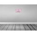 [LA-113039-2030] Blechschild 20x30 cm Leben ist kurz will Schokolade Dekoration Spruch Zitat Bild 2