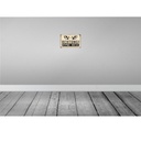 [LA-113046-H] Holzschild 20x30 cm Achtung Hypno-Katze Warnschild Hinweisschild Bild 2
