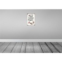 [LA-113073-2030] Blechschild 30x20 cm Glück nicht kaufen shoppen Dekoration Spruch Zitat Bild 2
