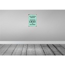 [LA-113079-2030] Blechschild 30x20 cm muss dringend einkaufen hab nur Spruch Zitat Bild 2