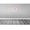 [LA-113088-H] Holzschild 20x30 cm keine Stirnfalten ist Sixpack Dekoration Bild 2