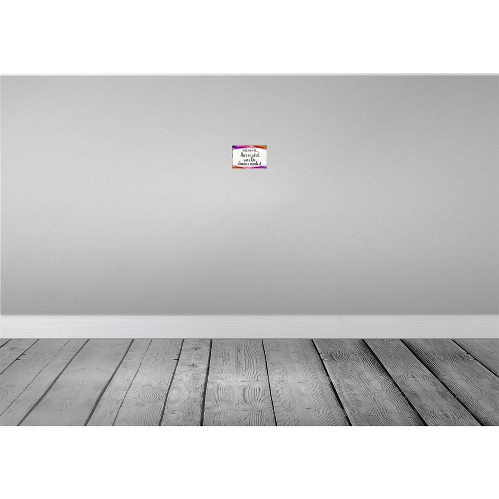 [LA-113091-1812] Blechschild 12x18 cm Es ist Zitat wie aber wird Dekoration Spruch Bild 2