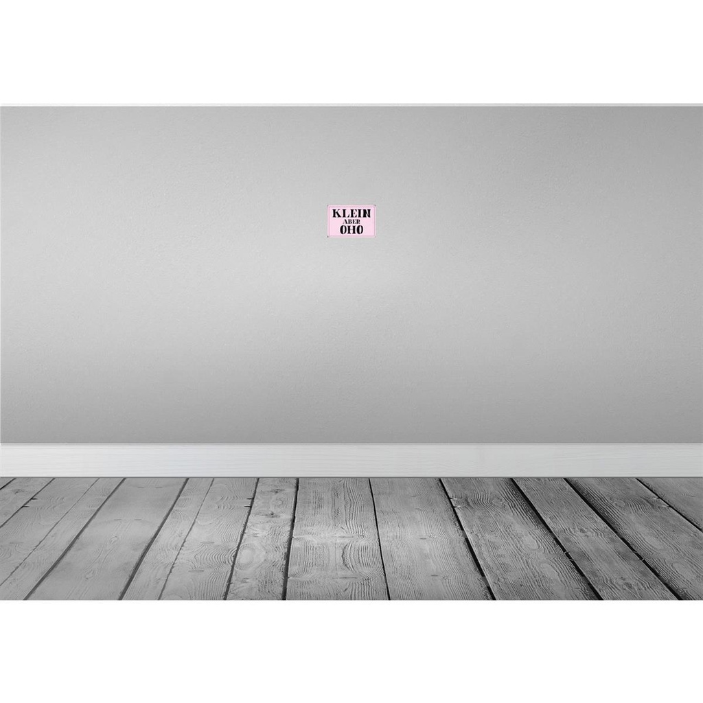 [LA-113093-1812] Blechschild 12x18 cm klein aber Oho Geschenk Familie Freunde Bild 2