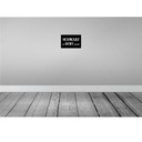 [LA-113105-H] Holzschild 20x30 cm schwarz ist bunt genung Spruch Zitat Bild 2