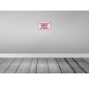 [LA-113139-H] Holzschild 20x30 cm liege hier wie Gott mich schuf Dekoration Bild 2