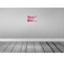 [LA-113165-2030] Blechschild 20x30 cm Pechsträne färbe pink Glitzer Dekoration Spruch Zitat Bild 2
