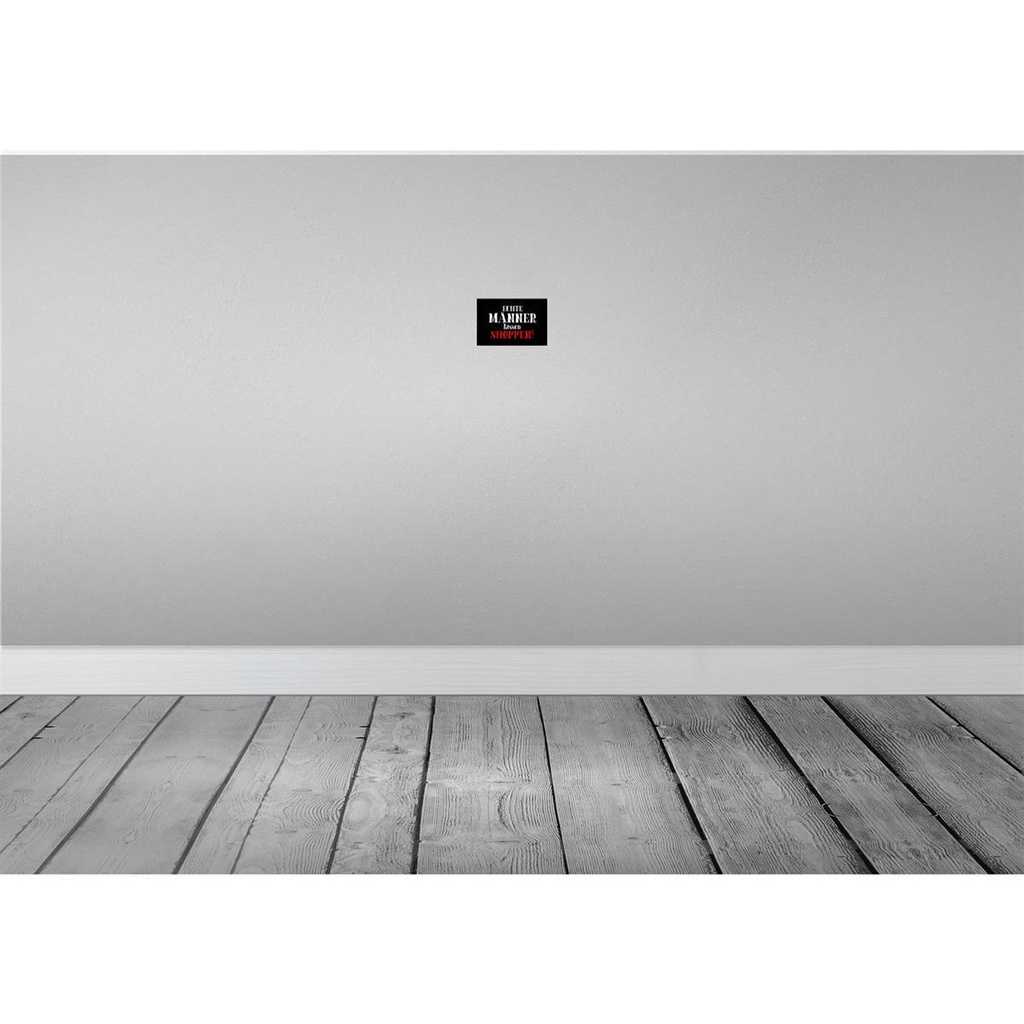 [LA-113175-1812] Blechschild 12x18 cm echte Männer lassen shoppen Frauen Spruch Zitat Bild 2