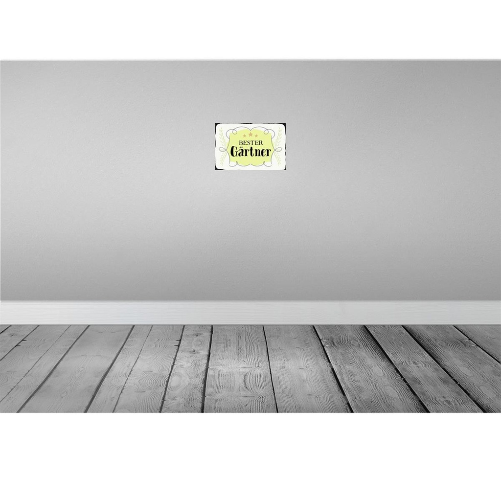 [LA-113208-H] Holzschild 20x30 cm bester Gärtner Geschenk Bild 2