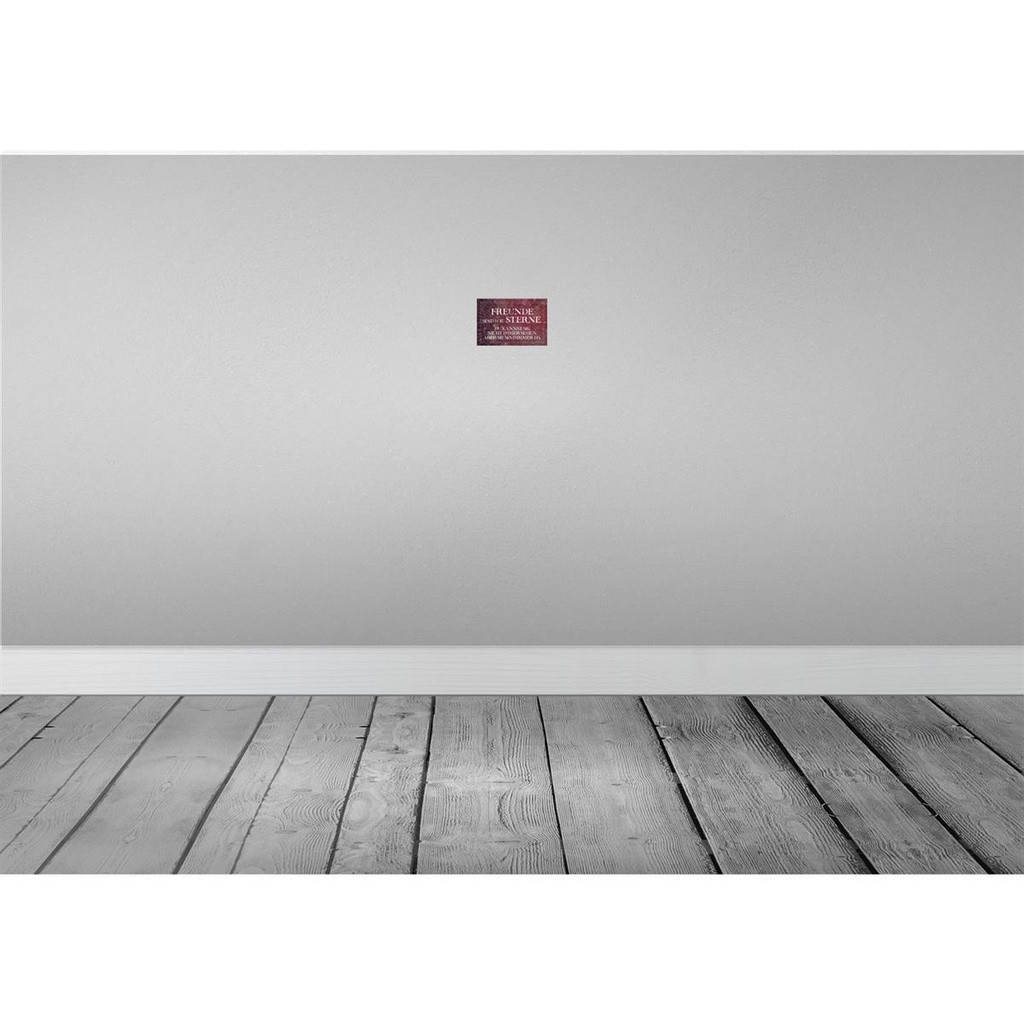 [LA-113220-1812-H] Holzschild 12x18 cm Freunde sind wie Sterne Spruch Zitat Bild 2