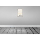 [LA-113236-2030] Blechschild 30x20 cm mach den Rest deines Lebens zum Spruch Zitat Bild 2