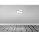 [LA-113359-2030] Blechschild 20x30 cm sei die Stimme nicht das Echo Dekoration Spruch Zitat Bild 2