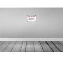 [LA-113388-H] Holzschild 20x30 cm Knie nieder hier kommt Meister Spruch Zitat Bild 2