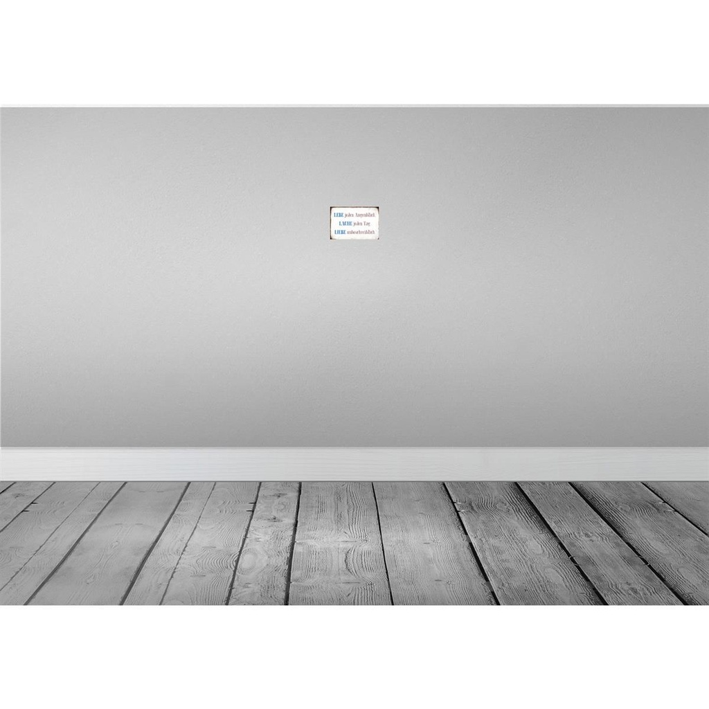 [LA-113393-1812-H] Holzschild 12x18 cm liebe lache jeden Tag Geschenk Bild 2
