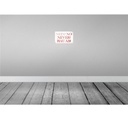 [LA-113423-2030] Blechschild 20x30 cm nein nö never hau ab Dekoration Spruch Zitat Bild 2