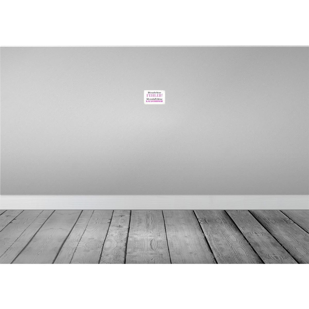 [LA-113429-1812-H] Holzschild 12x18 cm Ich mache keine Fehler Spruch Zitat Bild 2
