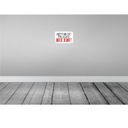 [LA-113437-H] Holzschild 20x30 cm Bevor du fragst NEIN Dekoration Bild 2