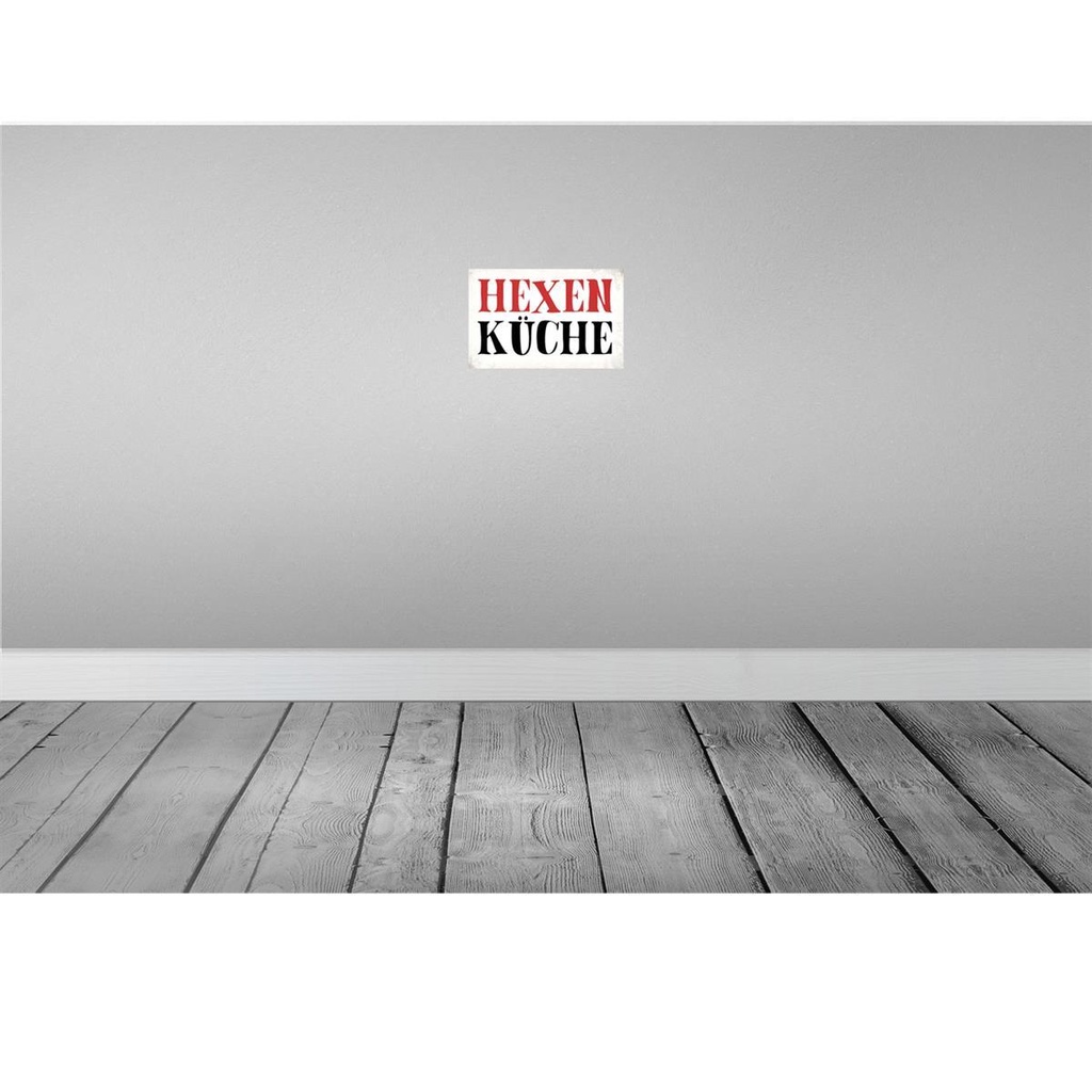 [LA-113455-H] Holzschild 20x30 cm Hexen Küche Kochen Bild 2