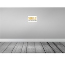 [LA-113460-2030] Blechschild 20x30 cm Single weil amor mich mobbt Dekoration Spruch Zitat Bild 2