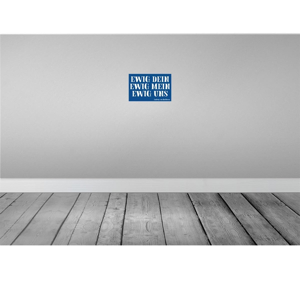 [LA-113464-H] Holzschild 20x30 cm ewig dein mein uns Dekoration Bild 2