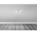 [LA-113465-H] Holzschild 20x30 cm Welcome viele Freunde Haus Familie Bild 2