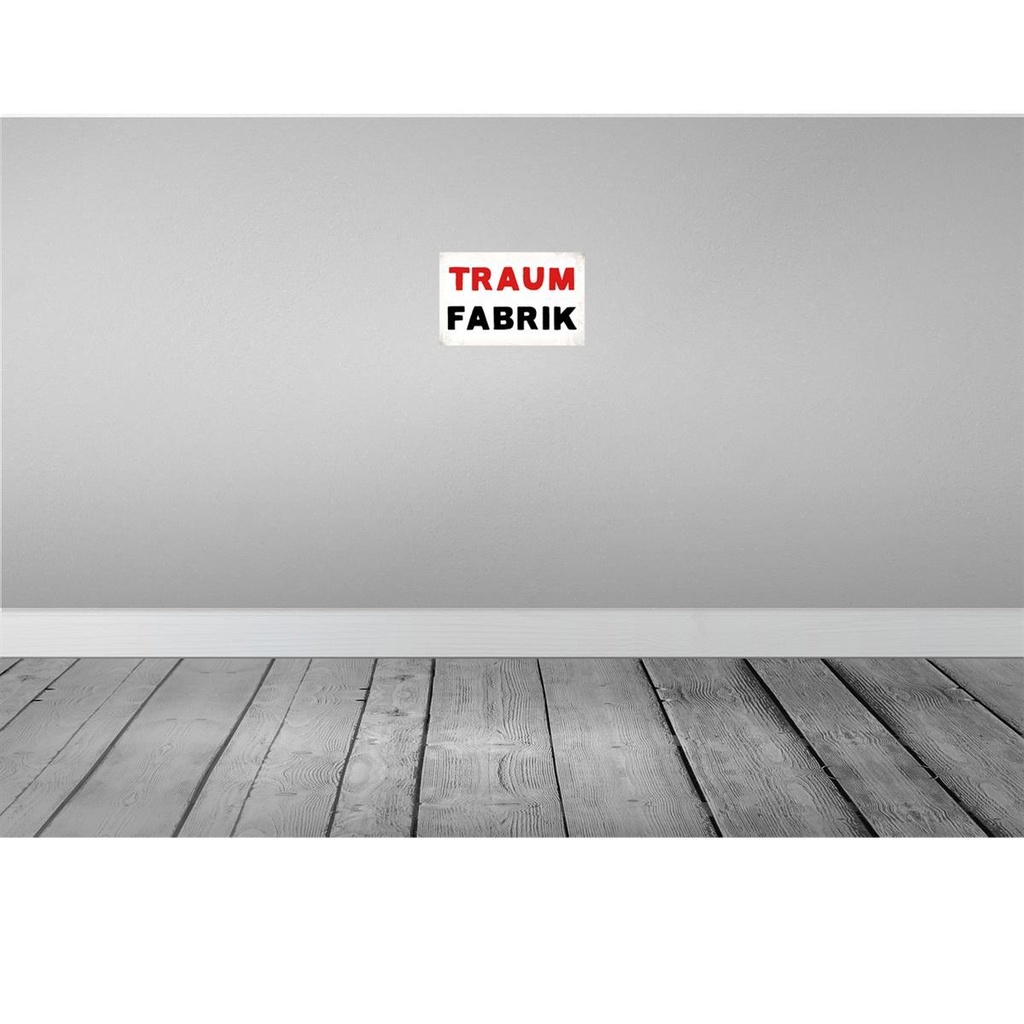[LA-113466-2030] Blechschild 20x30 cm Traum Fabrik Dekoration Spruch Zitat Bild 2