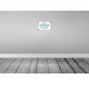[LA-113476-2030] Blechschild 20x30 cm bist Original lebe nicht Kopie Spruch Zitat Bild 2