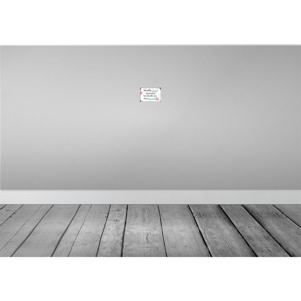 [LA-113494-1812] Blechschild 12x18 cm wenn du liebst was hast Spruch Zitat Bild 2