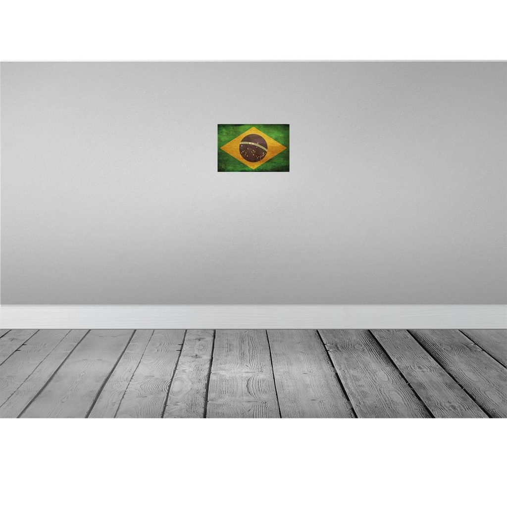 [LA-113519-H] Holzschild 20x30 cm Brasilien Amerika USA Bild 2