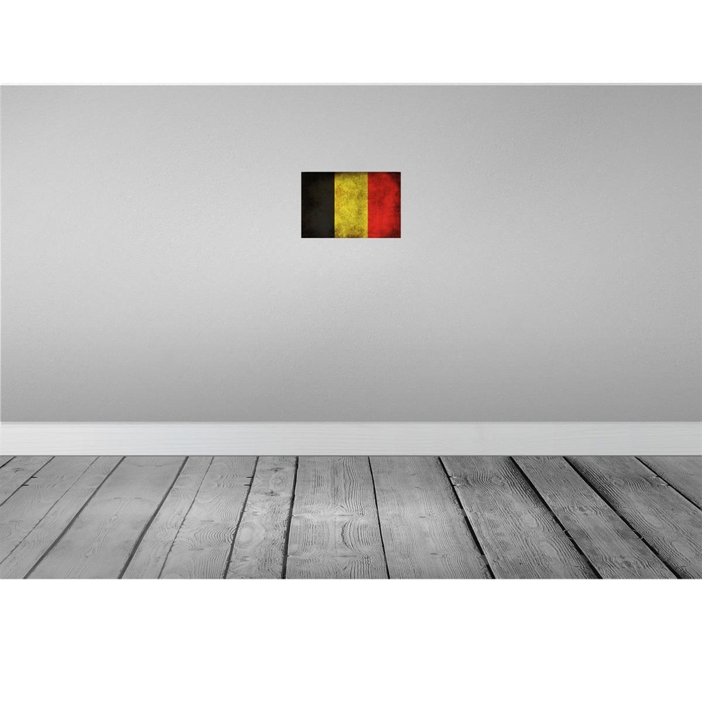 [LA-113521-H] Holzschild 20x30 cm Belgien Fahne Flagge Wappen Bild 2