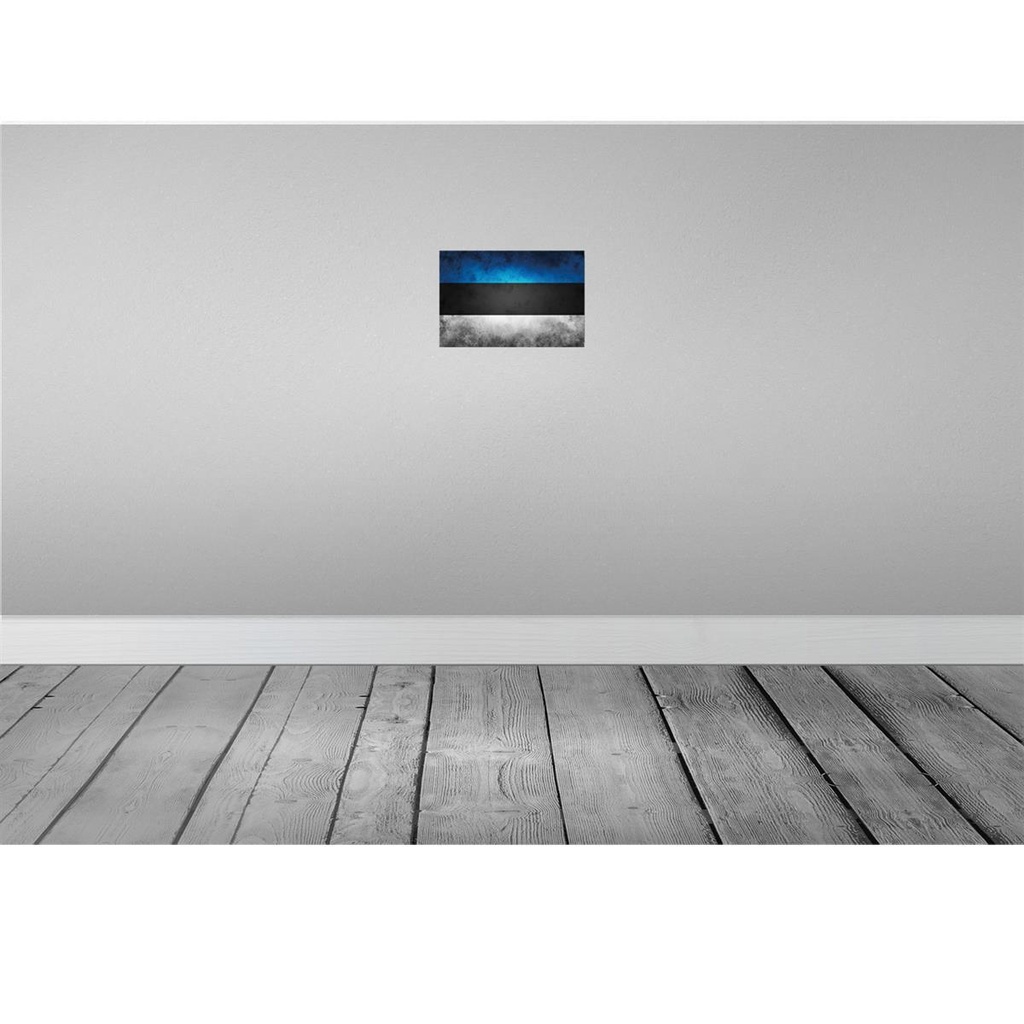 [LA-113526-H] Holzschild 20x30 cm Estland Fahne Flagge Wappen Bild 2