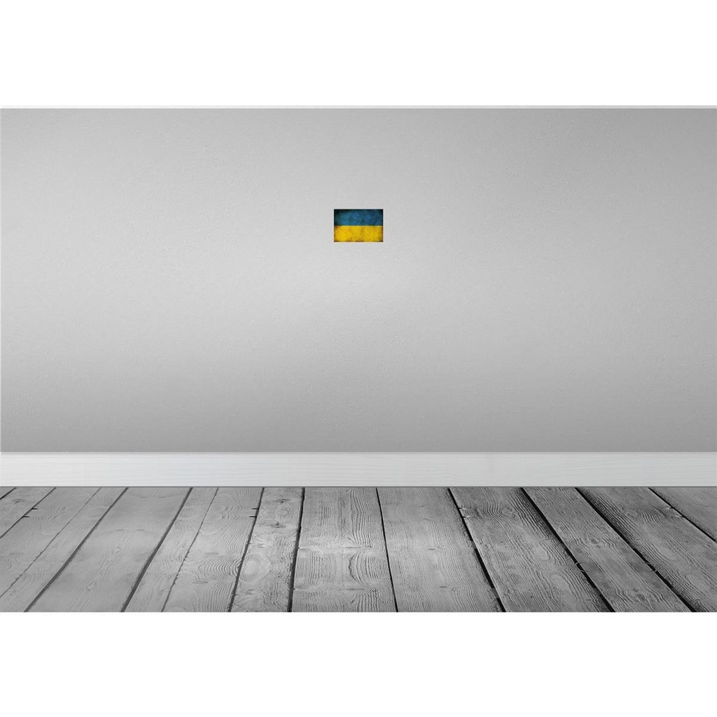 [LA-113533-1812] Blechschild 12x18 cm Ukraine Fahne Flagge Wappen Bild 2