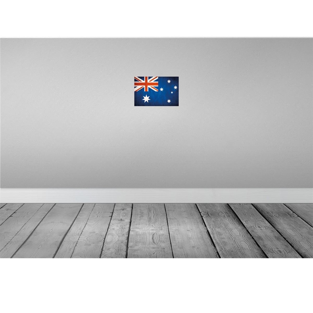 [LA-113541-H] Holzschild 20x30 cm Australien Fahne Flagge Wappen Bild 2