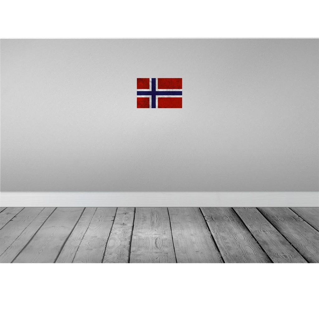 [LA-113546-2030] Blechschild 20x30 cm Norwegen Fahne Flagge Wappen Bild 2