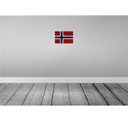[LA-113546-2030] Blechschild 20x30 cm Norwegen Fahne Flagge Wappen Bild 2