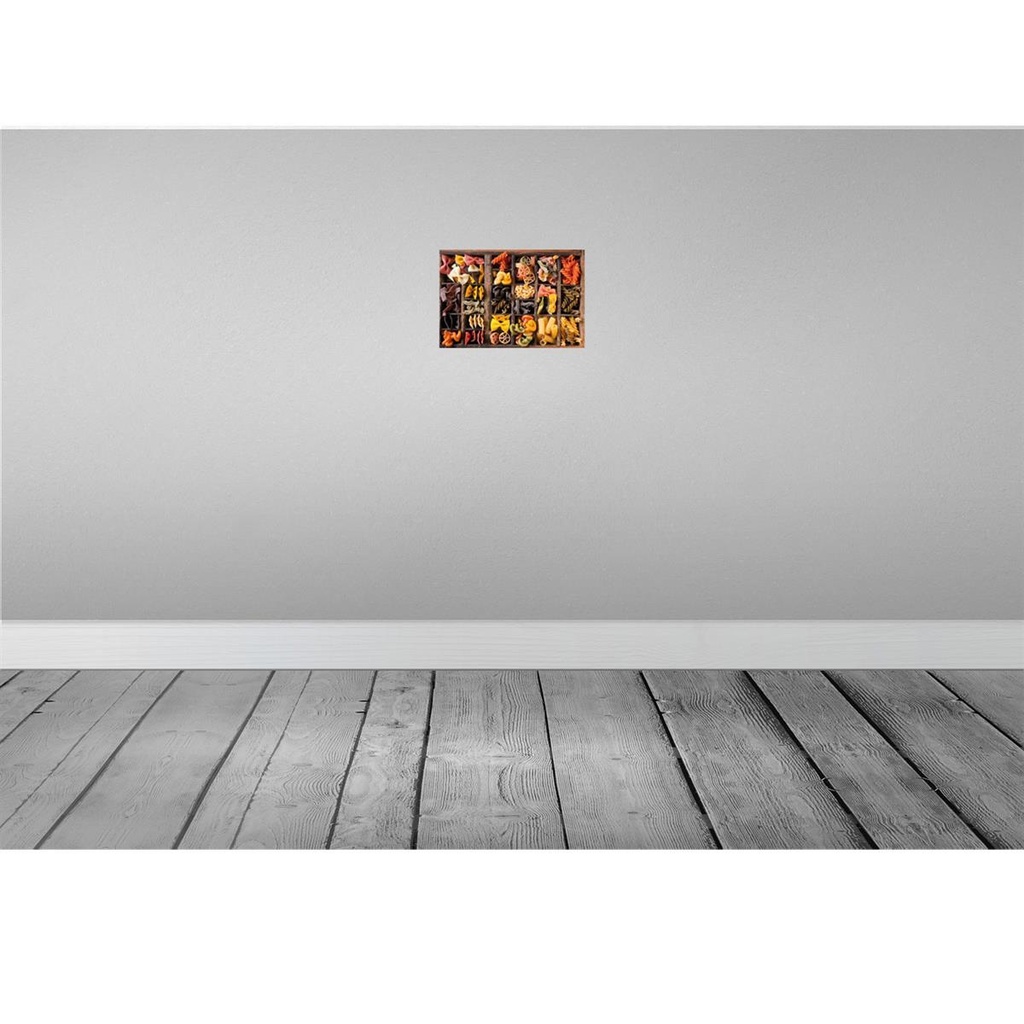 [LA-113562-2030] Blechschild 20x30 cm Essen Nudeln Nudelarten Pasta Bildmotiv Trinken Bild 2