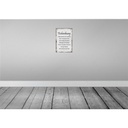 [LA-113563-2030] Blechschild 30x20 cm Tischordnung Hände waschen Warnschild Hinweisschild Sicherheit Vorsicht Bild 2