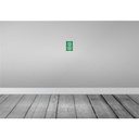 [LA-113571-1812] Blechschild 18x12 cm keep calm and smoke weed Yoga Bild 2