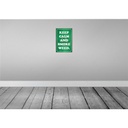[LA-113571-H] Holzschild 30x20 cm keep calm and smoke weed Bild 2