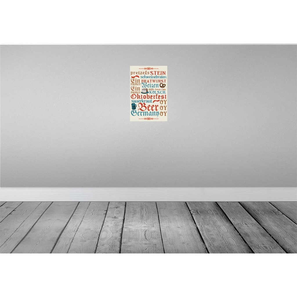 [LA-113632-H] Holzschild 30x20 cm Oktoberfest Beer Wurst Germany Deutschland Bild 2