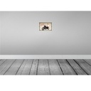 [LA-113647-H] Holzschild 20x30 cm Motorrad this girl rides her own Bike Auto Garage Werkstatt Bild 2