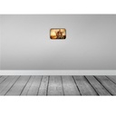 [LA-113650-H] Holzschild 20x30 cm Motorrad Mann Man Sonnenuntergang Bildmotiv Auto Garage Werkstatt Bild 2
