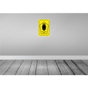[LA-113706-2030] Blechschild 30x20 cm Naturschutzgebiet Eule Dekoration Warnschild Hinweisschild Sicherheit Vorsicht Bild 2