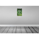 [LA-113716-H] Holzschild 30x20 cm Cannabis Don´t worry be happy lustig Bild 2